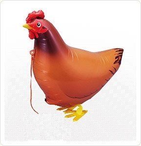 Walking Pet Farm Animal Balloon - Chicken